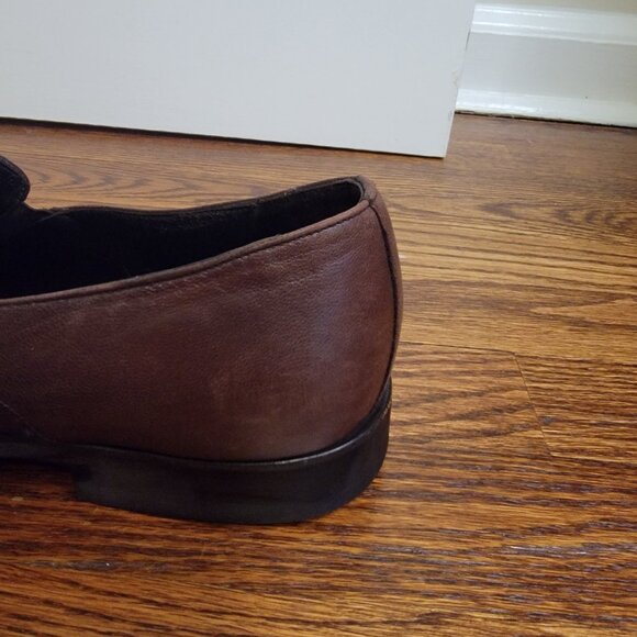 Bruno Magli Raging Slip On Loafers, Brown Leather, Made in Italy, M02049, 8.5 M - Picture 8 of 16